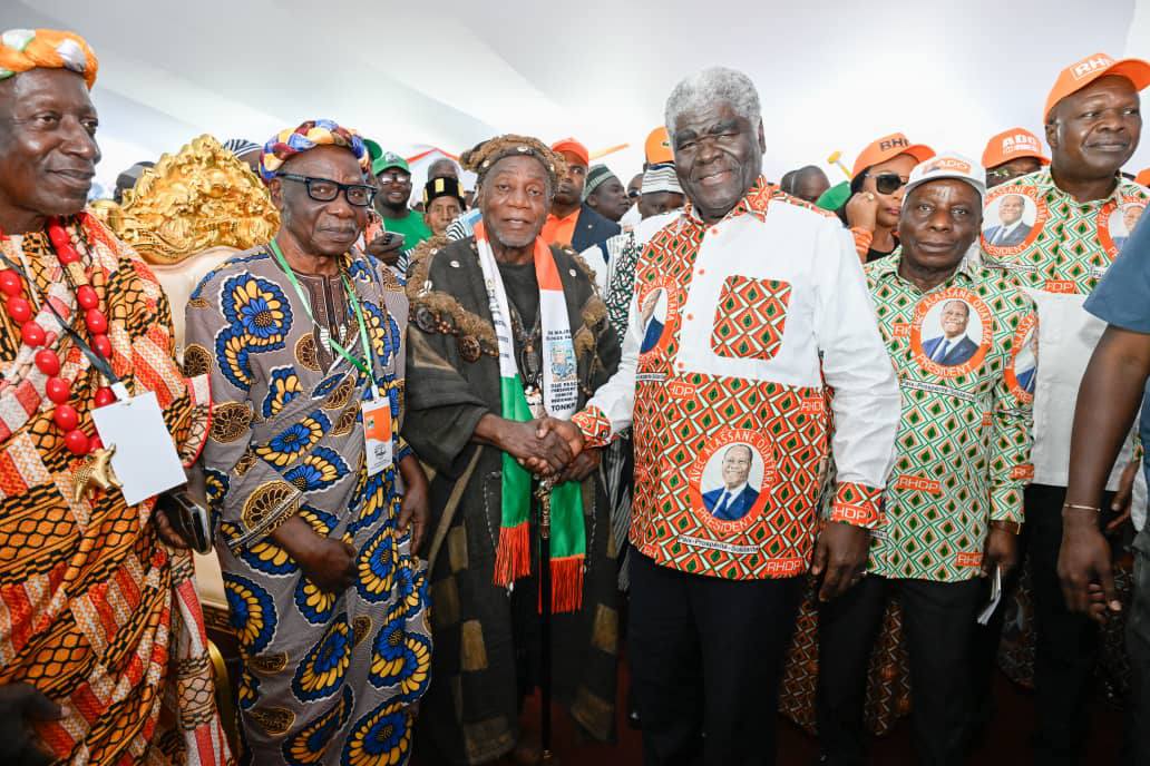 Présidentielle 2025 | Meeting à Man