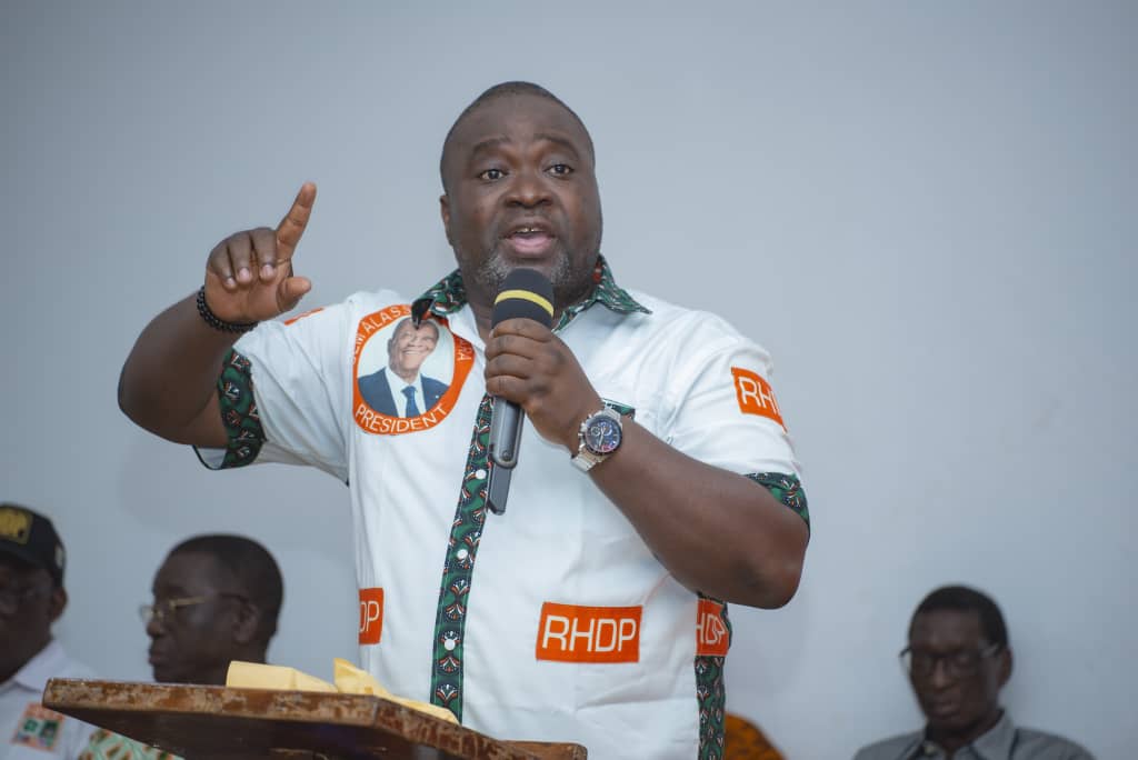 Yves TOTO, secrétaire départemental RHDP de Sakassou