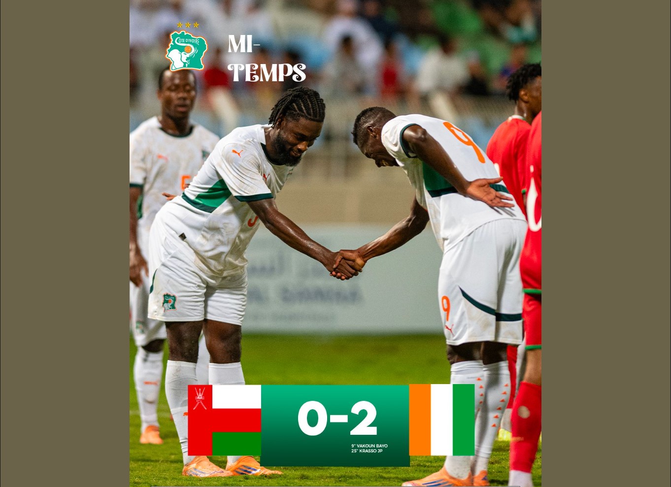 Football | Amical Côte d’Ivoire – Oman
