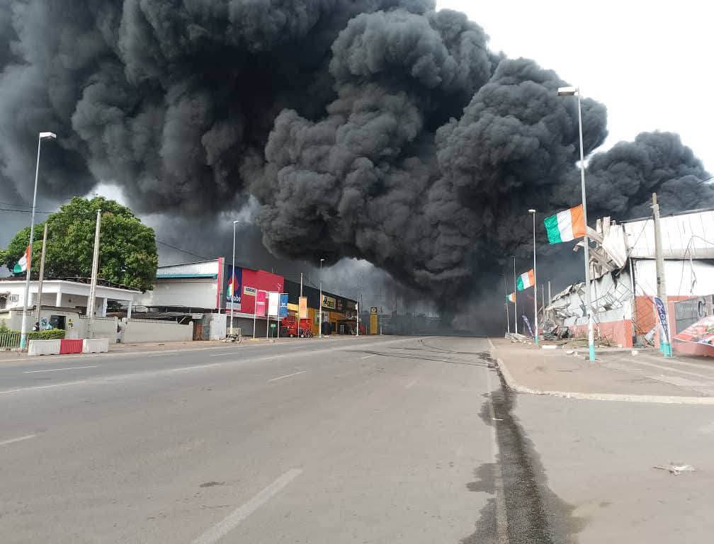 Bouaké | Incendie de « China Town »